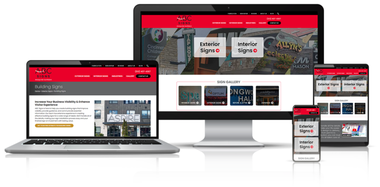 ABC Signs Launches New Website | ABC Signs in Cincinnati, OH