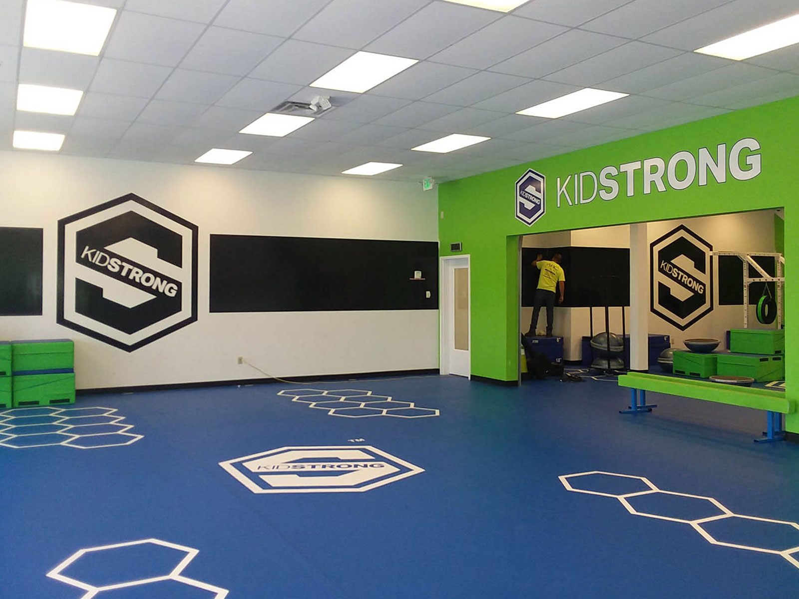 Kid Strong wall graphics