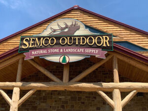 Semco outdoor sign, Exterior