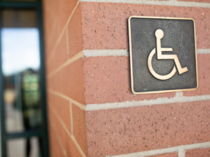 wheelchair accessible signage