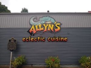 Allyn's restaurant signage