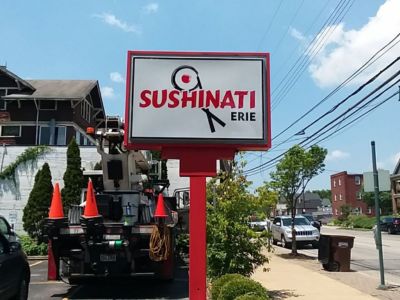restaurant signage